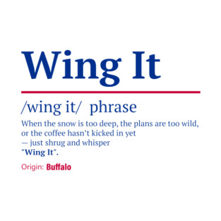 buffalo bills wing it T-Shirt