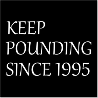 keep pounding carolina panthers since 1995 Posters and Art