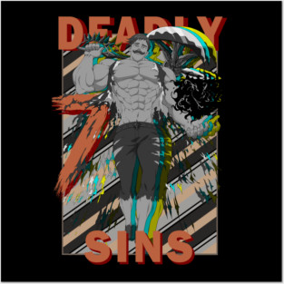 Escanor Sin of Pride - Seven Deadly Sins Posters and Art