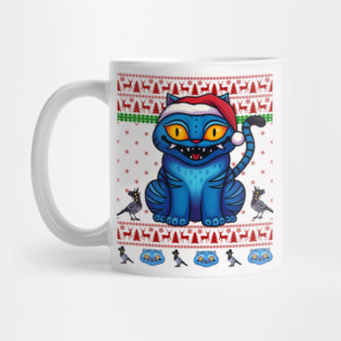 Derpy Tiger Kpop Demon Hunters Ugly Christmas Sweater Mug
