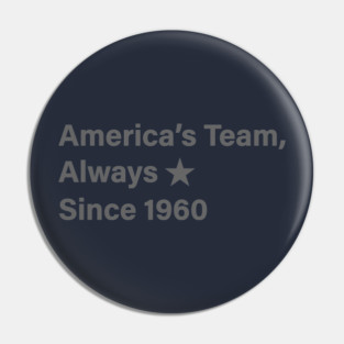 America’s Team Dallas Cowboys Pin