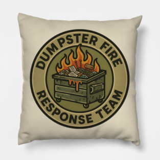 dumpster-fire-response-team Pillow