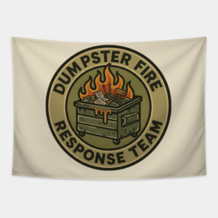 dumpster-fire-response-team Tapestry