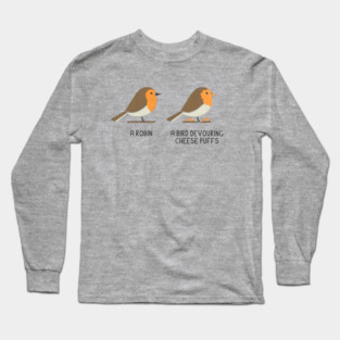 Know Your Birds - Robin Long Sleeve T-Shirt