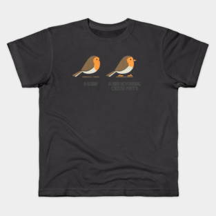 Know Your Birds - Robin Kids T-Shirt