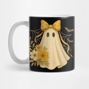 Spooky Ghost Vibes | Cute Preppy Halloween Aesthetic Mug