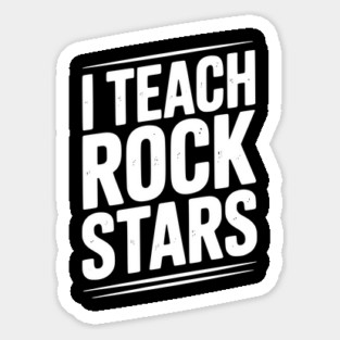 I Teach Rock Stars Magnet