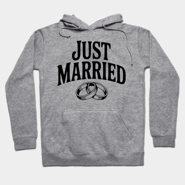 Just Married Hoodie by Frank Ring