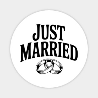 Just Married Magnet