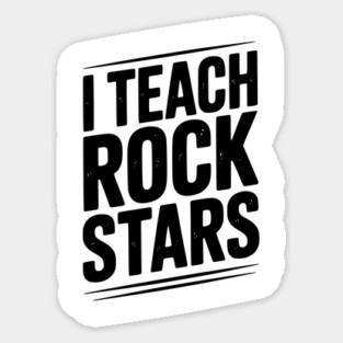 I Teach Rock Stars Magnet