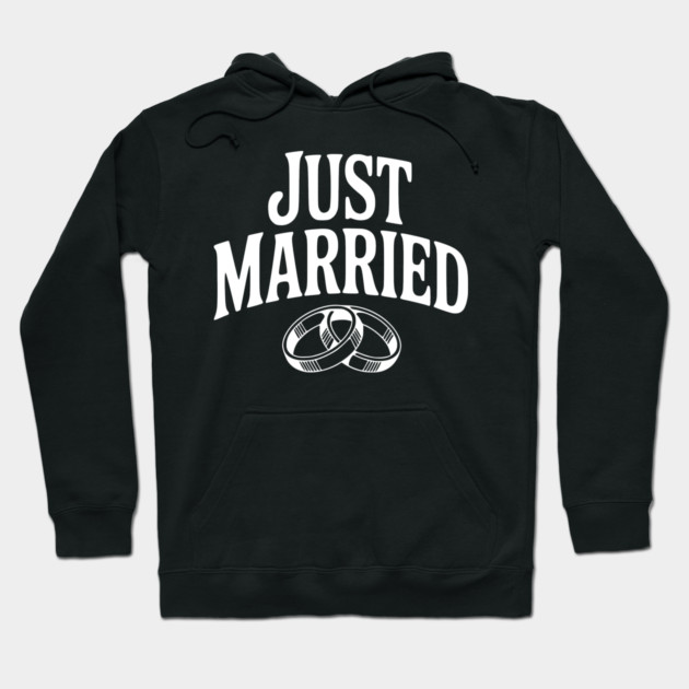 Just Married Hoodie by Frank Ring