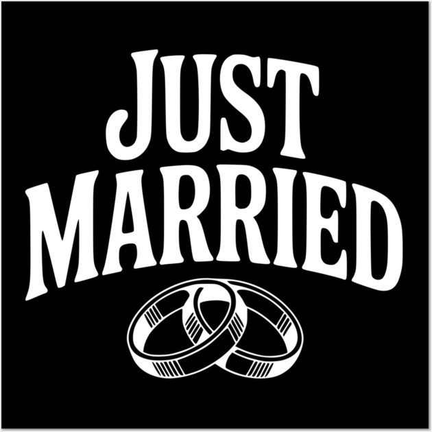 Just Married Wall Art by Frank Ring