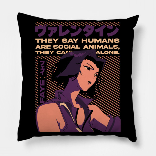 Cowboy Bebop - Faye Valentine Pillow by Otaku Vibes