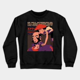 Jet Black And Edward - Cowboy Bebop Crewneck Sweatshirt