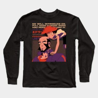 Jet Black And Edward - Cowboy Bebop Long Sleeve T-Shirt