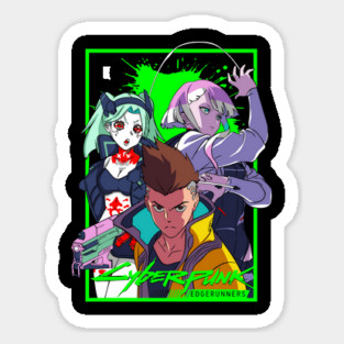 Cyberpunk Edgerunners – Welcome to Night City Sticker