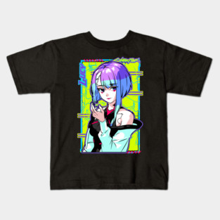 Lucy From Cyberpunk Edgerunners Kids T-Shirt