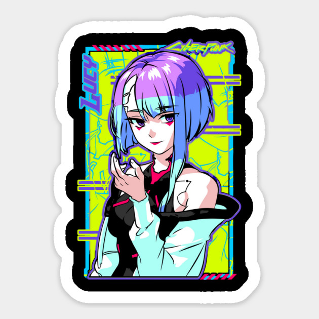 Lucy From Cyberpunk Edgerunners Magnet by Otaku Vibes