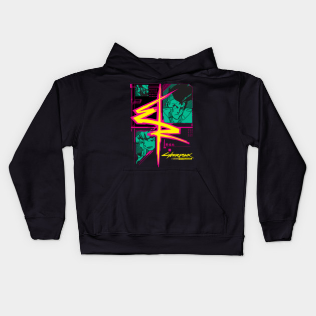 Cyberpunk Edgerunners – Live Fast, Die Edgerunner Kids Hoodie by Otaku Vibes