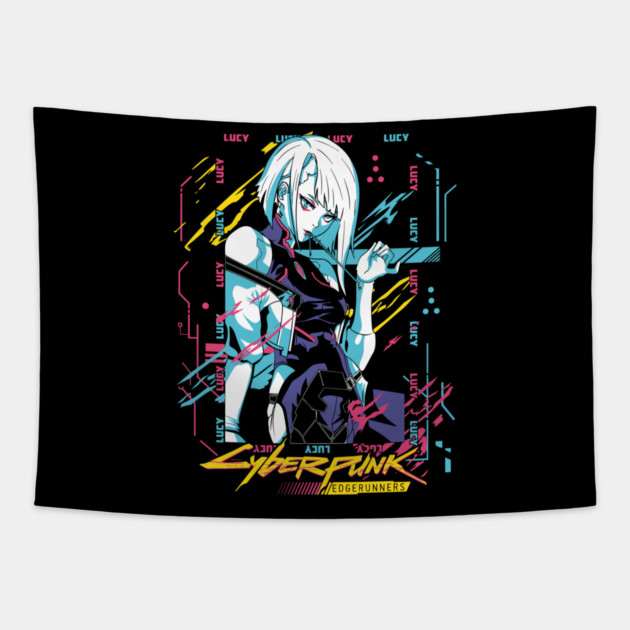 Cyberpunk Edgerunners | Lucy Tapestry by Otaku Vibes