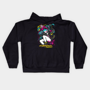 Rebecca - Cyberpunk Edgerunners Kids Hoodie