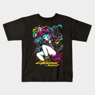 Rebecca - Cyberpunk Edgerunners Kids T-Shirt