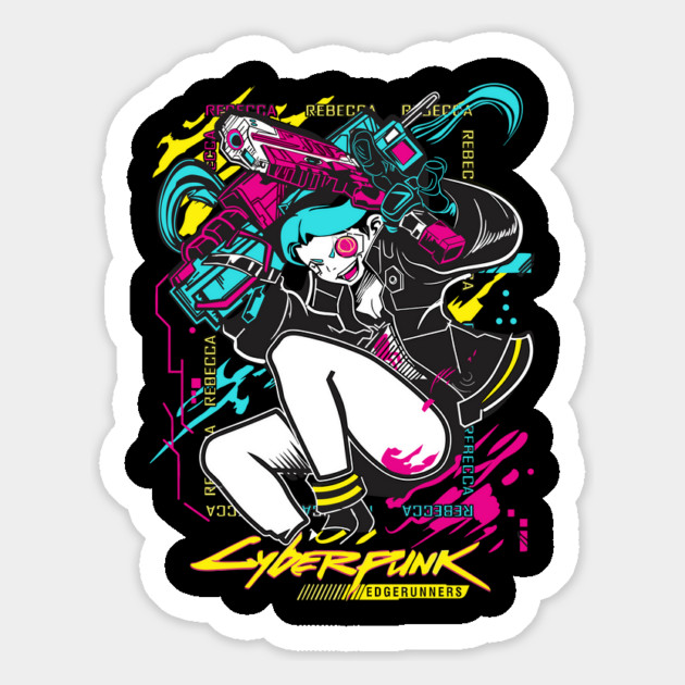 Rebecca - Cyberpunk Edgerunners Magnet by Otaku Vibes