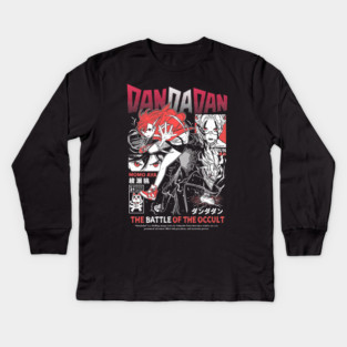 Dandadan Ken and Momo Kids Long Sleeve T-Shirt