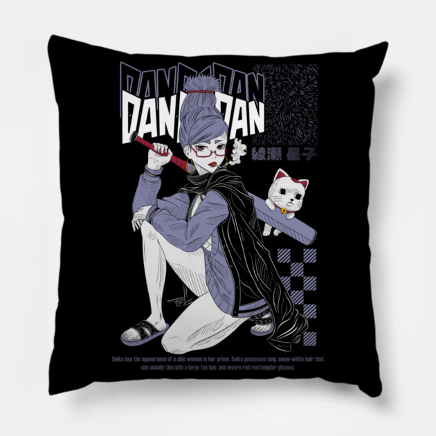 Seiko From Dandadan Pillow by Otaku Vibes