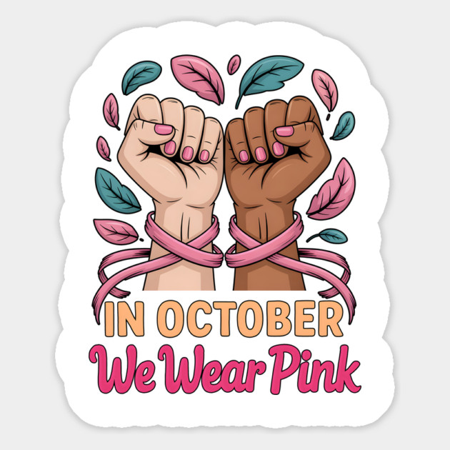 In October We Wear Pink Magnet by norhando