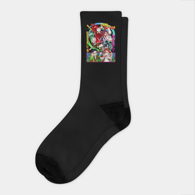 Dandadan – Ken and Momo’s Supernatural Chaos Socks by Otaku Vibes