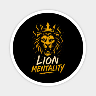 Lion Mentality Magnet