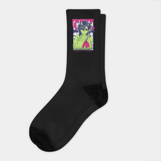 Dandadan: Momo Ayase, The Psychic Warrior Socks by Otaku Vibes