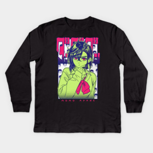 Dandadan: Momo Ayase, The Psychic Warrior Kids Long Sleeve T-Shirt