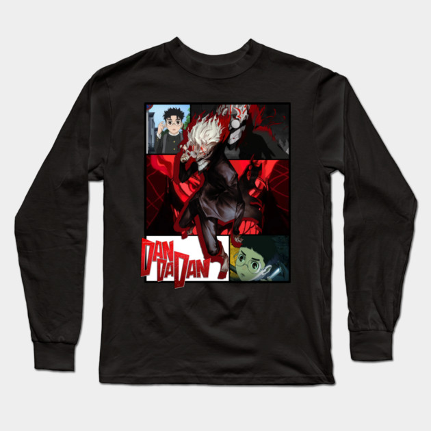 Dandadan: Ken Takakura’s Paranormal Adventures Long Sleeve T-Shirt by Otaku Vibes