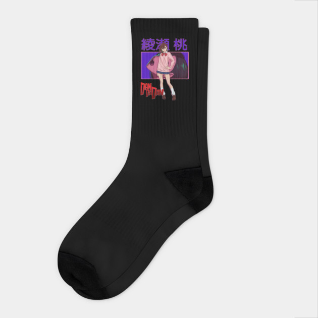 Momo Ayase I Dandadan Socks by Otaku Vibes