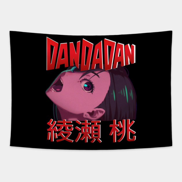 Dandadan I Momo Ayase Tapestry by Otaku Vibes
