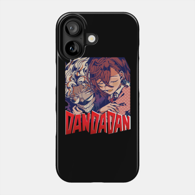 Takakura Ken, Momo Ayase Dandadan anime Retro Style Phone Case by Otaku Vibes
