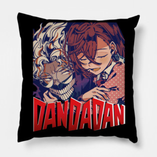 Takakura Ken, Momo Ayase Dandadan anime Retro Style Pillow