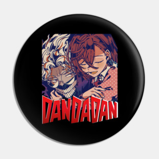 Takakura Ken, Momo Ayase Dandadan anime Retro Style Pin
