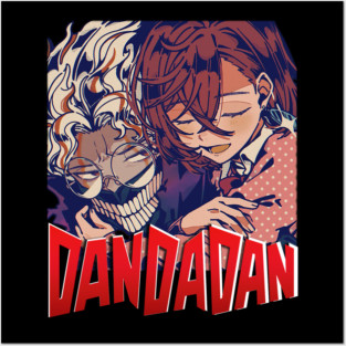 Takakura Ken, Momo Ayase Dandadan anime Retro Style Posters and Art