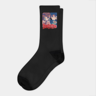 Takakura Ken, Momo Ayase Dandadan anime Retro Style Socks