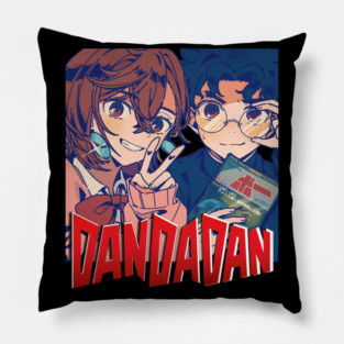 Takakura Ken, Momo Ayase Dandadan anime Retro Style Pillow