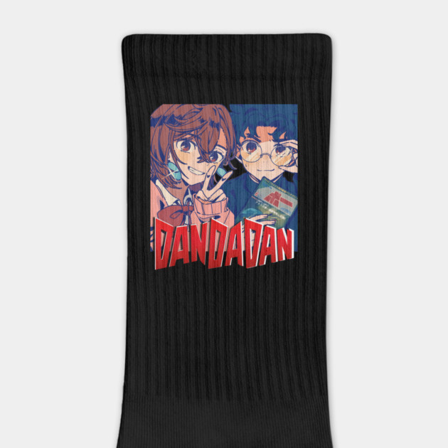 Takakura Ken, Momo Ayase Dandadan anime Retro Style by Otaku Vibes