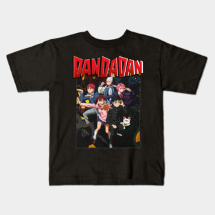 Dandadan Main poster Kids T-Shirt