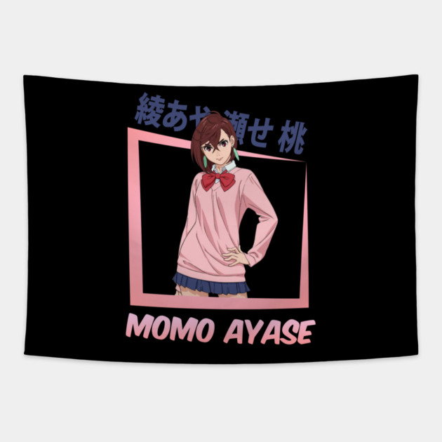 Momo Dandadan Anime Cool Design Tapestry by Otaku Vibes