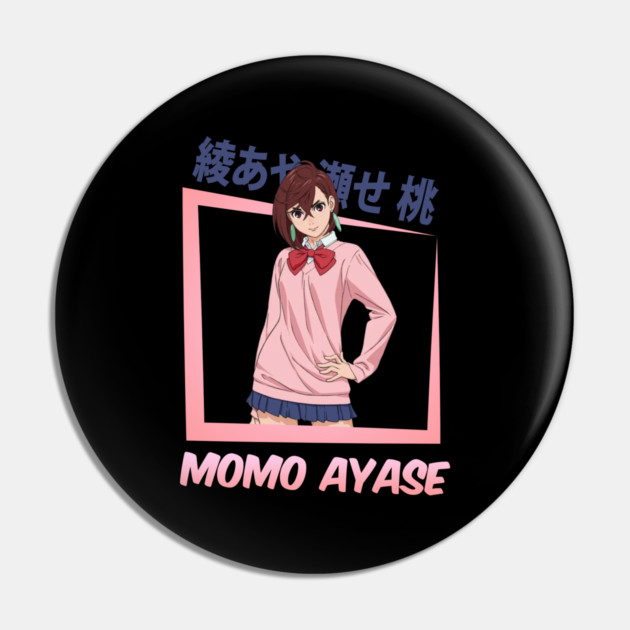Momo Dandadan Anime Cool Design Pin by Otaku Vibes