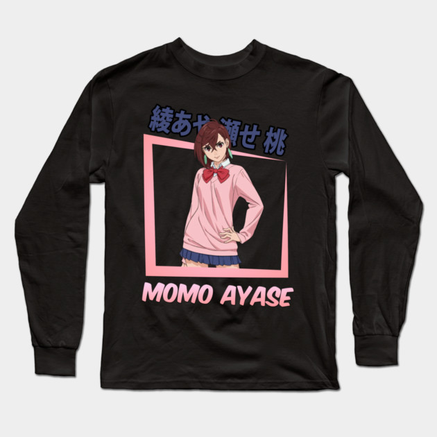 Momo Dandadan Anime Cool Design Long Sleeve T-Shirt by Otaku Vibes