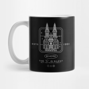 Croatia building Mug