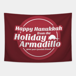 Holiday Armadillo Tapestry